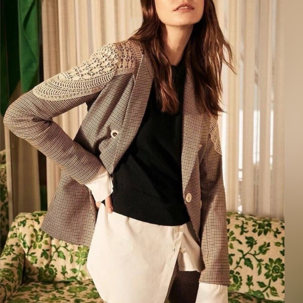 Veronica Beard Faithon Dickey Blazer Jacket Sz 0 XS